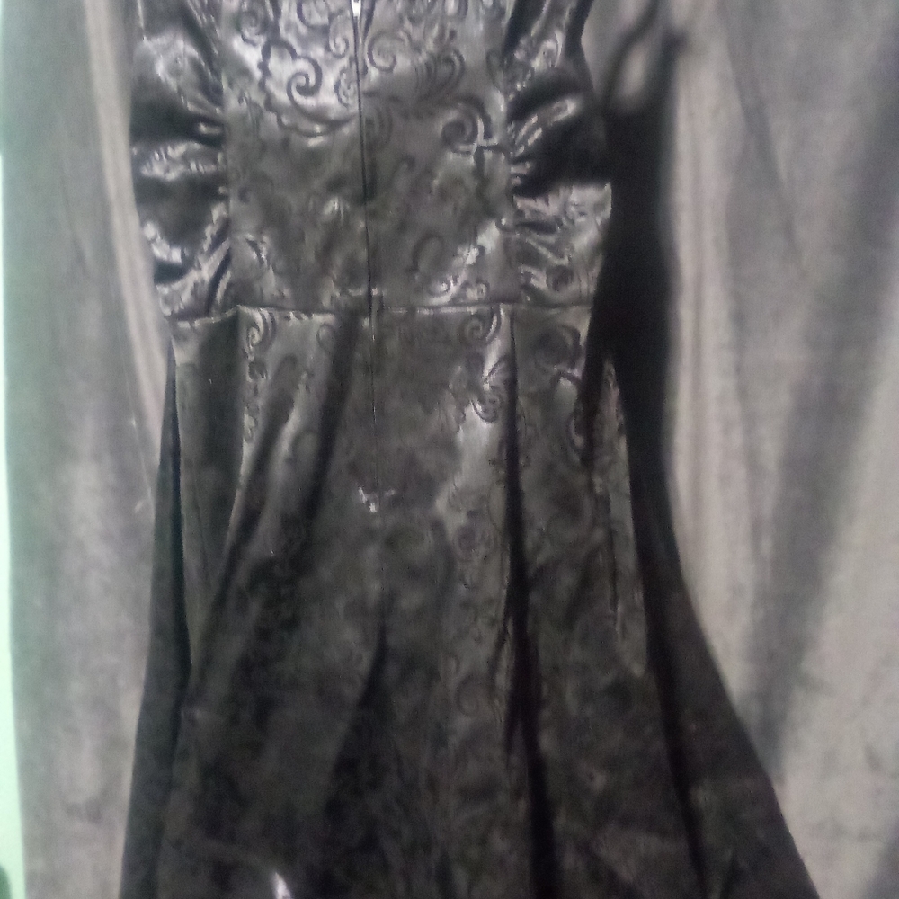 Vintage ruby rex strapless petticoat style evening gown